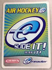 Air Hockey E-Reader Promo Card - GameBoy Advance - Destination Retro