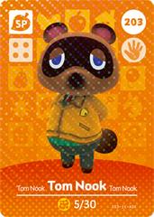 Tom Nook #203 [Animal Crossing Series 3] - Amiibo Cards - Destination Retro