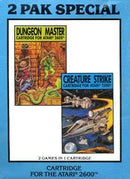 2 Pak Special: Dungeon Master / Creature Strike - Atari 2600 - Destination Retro
