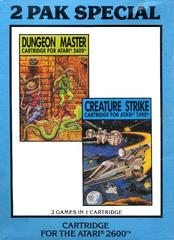 2 Pak Special: Dungeon Master / Creature Strike - Atari 2600 - Destination Retro