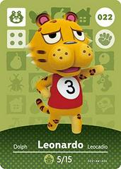 Leonardo #022 [Animal Crossing Series 1] - Amiibo Cards - Destination Retro