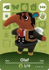 Olaf #348 [Animal Crossing Series 4] - Amiibo Cards - Destination Retro