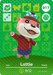 Lottie #017 [Animal Crossing Series 1] - Amiibo Cards - Destination Retro