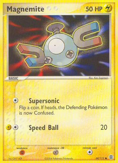 Magnemite (68/112) [EX: FireRed & LeafGreen] - Destination Retro