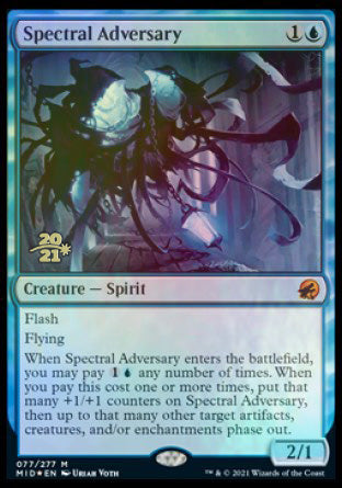 Spectral Adversary [Innistrad: Midnight Hunt Prerelease Promos] - Destination Retro