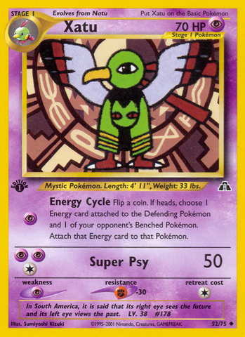 Xatu (52/75) [Neo Discovery 1st Edition] - Destination Retro