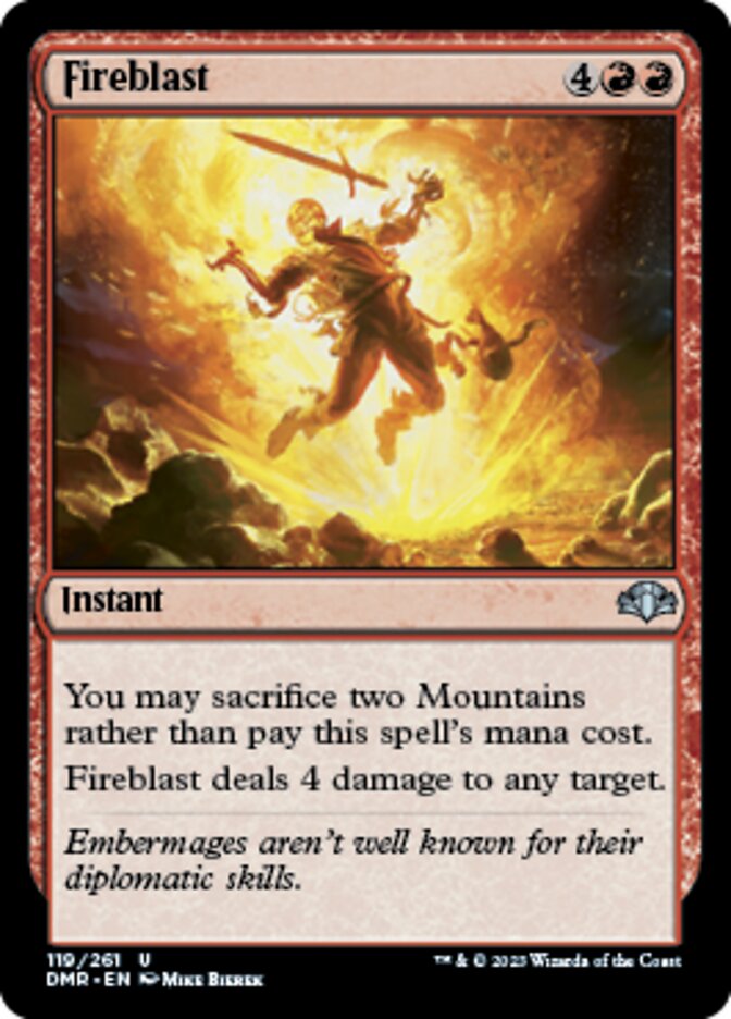 Fireblast [Dominaria Remastered] - Destination Retro