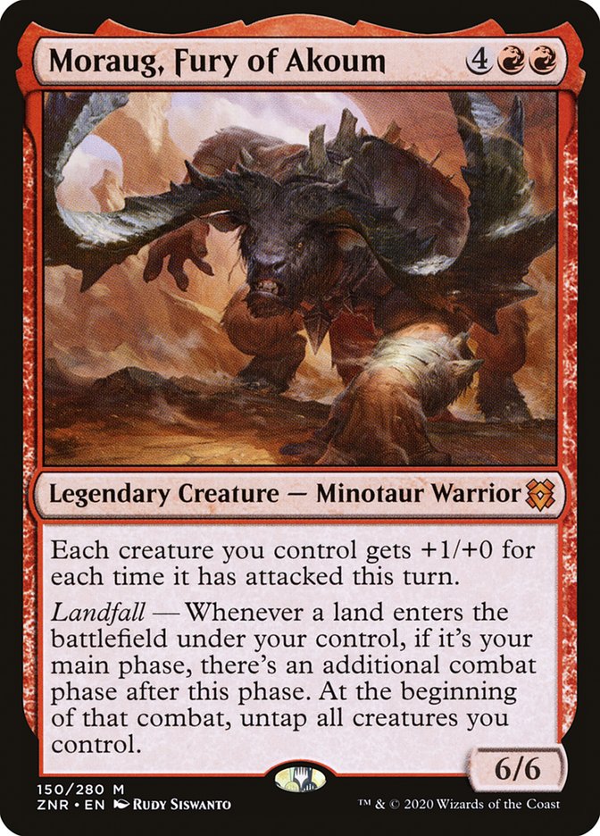 Moraug, Fury of Akoum [Zendikar Rising] - Destination Retro