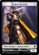 Human Soldier // Elephant Double-Sided Token [Phyrexia: All Will Be One Commander Tokens] - Destination Retro