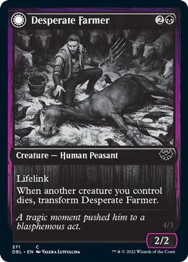 Desperate Farmer // Depraved Harvester [Innistrad: Double Feature] - Destination Retro