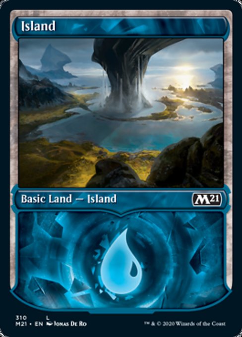 Island (Showcase) [Core Set 2021] - Destination Retro