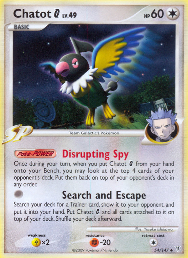 Chatot G (54/147) [Supreme Victors] - Destination Retro
