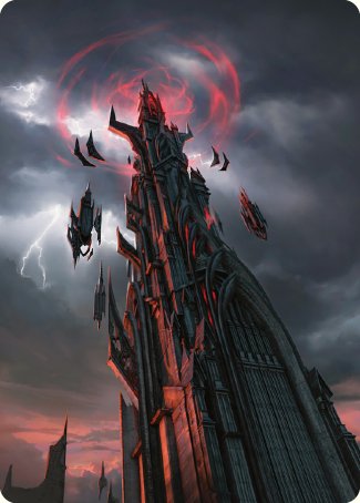 Barad-dur Art Card [The Lord of the Rings: Tales of Middle-earth Art Series] - Destination Retro