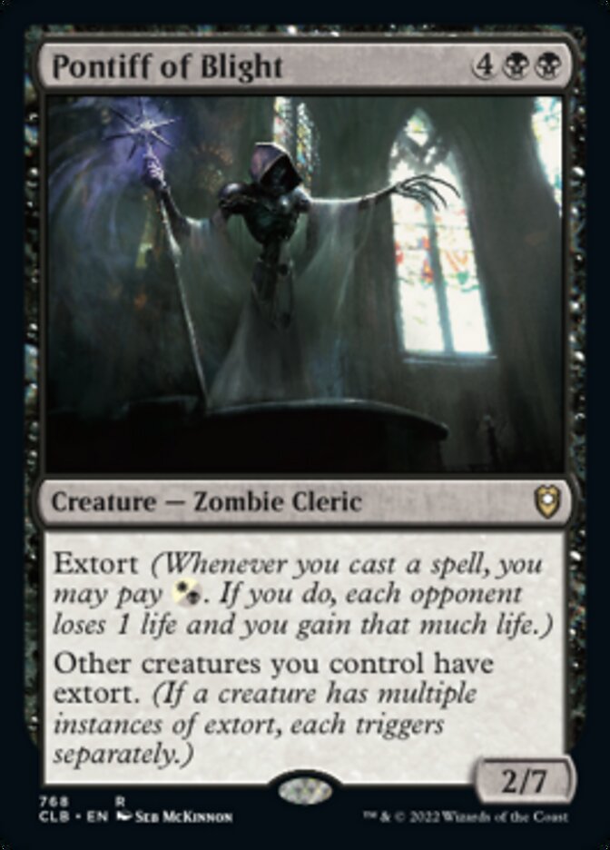 Pontiff of Blight [Commander Legends: Battle for Baldur's Gate] - Destination Retro