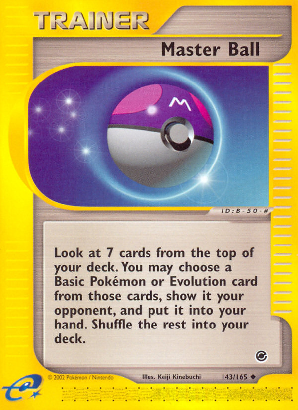 Master Ball (143/165) [Expedition: Base Set] - Destination Retro
