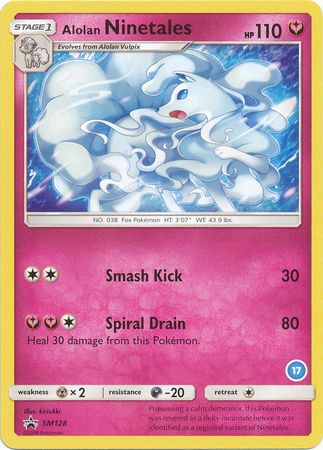 Alolan Ninetales (SM128) [Sun & Moon: Trainer Kit - Alolan Sandslash & Alolan Ninetales] - Destination Retro