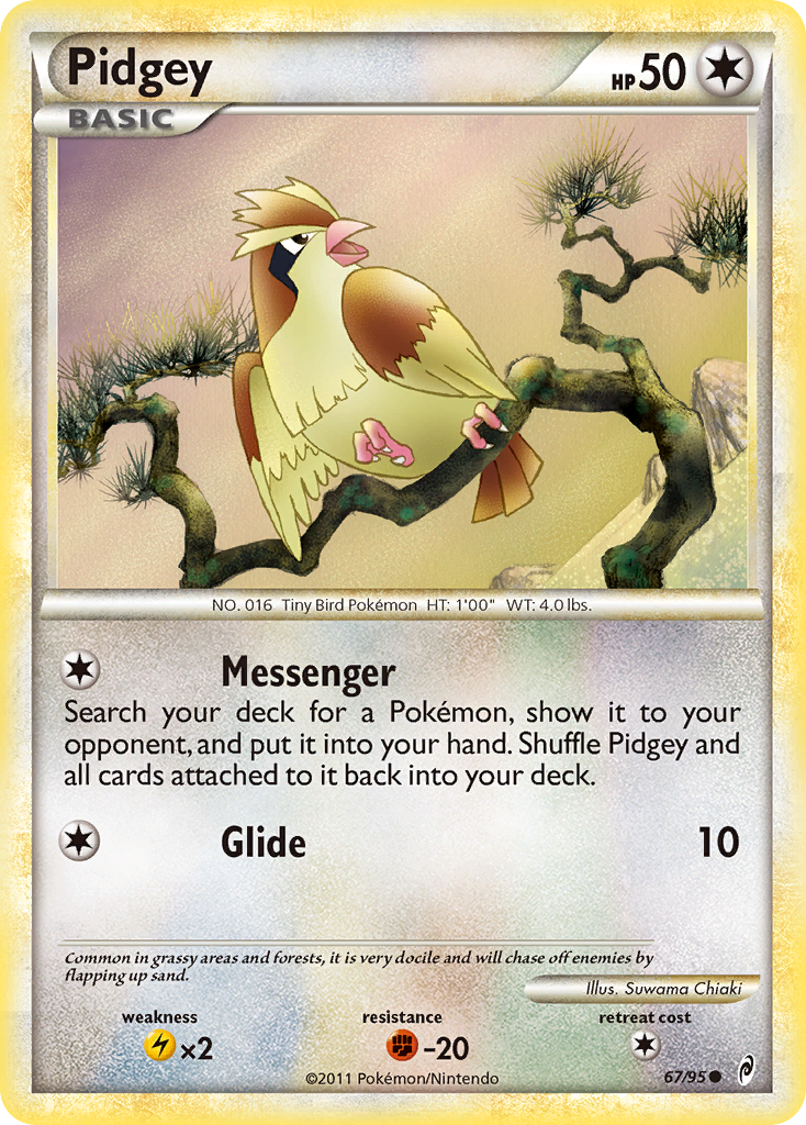 Pidgey (67/95) [Call of Legends] - Destination Retro