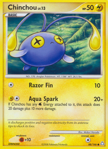 Chinchou (88/146) [Diamond & Pearl: Legends Awakened] - Destination Retro