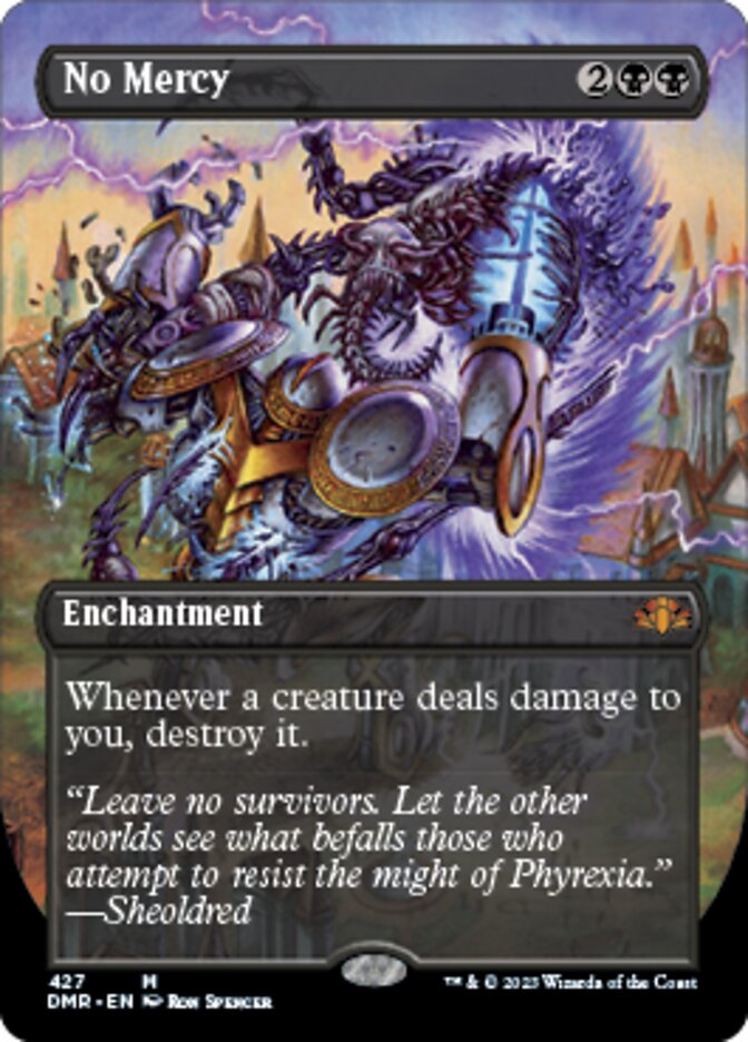 No Mercy (Borderless Alternate Art) [Dominaria Remastered] - Destination Retro