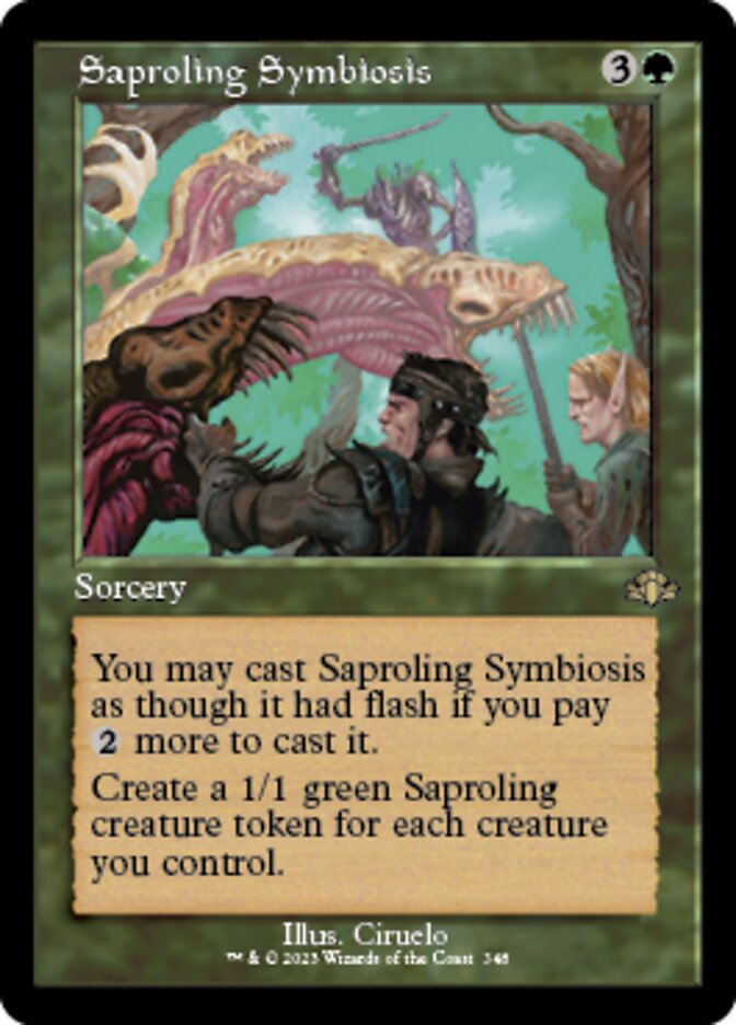 Saproling Symbiosis (Retro) [Dominaria Remastered] - Destination Retro