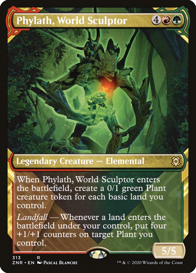 Phylath, World Sculptor (Showcase) [Zendikar Rising] - Destination Retro