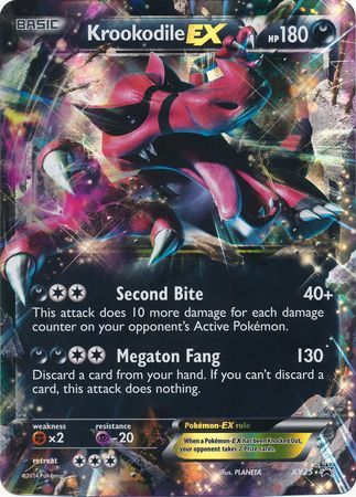 Krookodile EX (XY25) (Jumbo Card) [XY: Black Star Promos] - Destination Retro