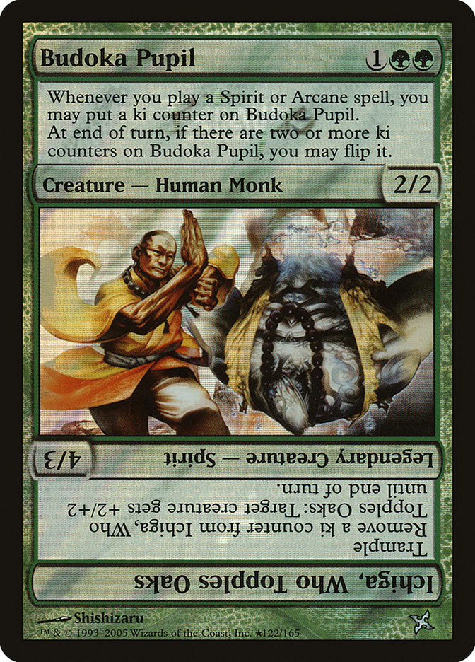 Budoka Pupil // Ichiga, Who Topples Oaks [Betrayers of Kamigawa Promos] - Destination Retro