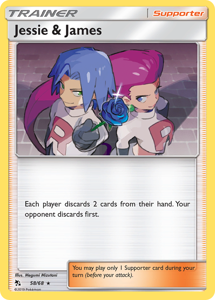 Jessie & James (58/68) [Sun & Moon: Hidden Fates] - Destination Retro