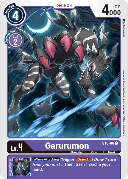 Garurumon [ST6-06] [Starter Deck: Venomous Violet] - Destination Retro