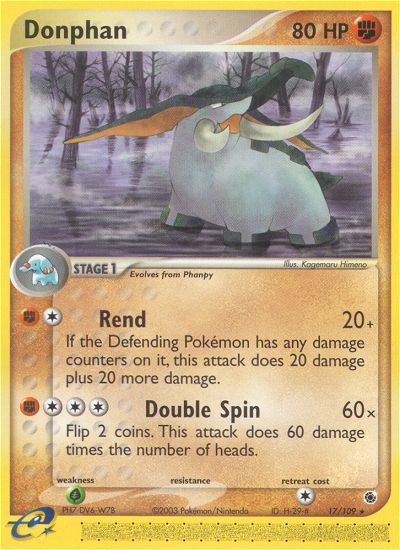 Donphan (17/109) [EX: Ruby & Sapphire] - Destination Retro