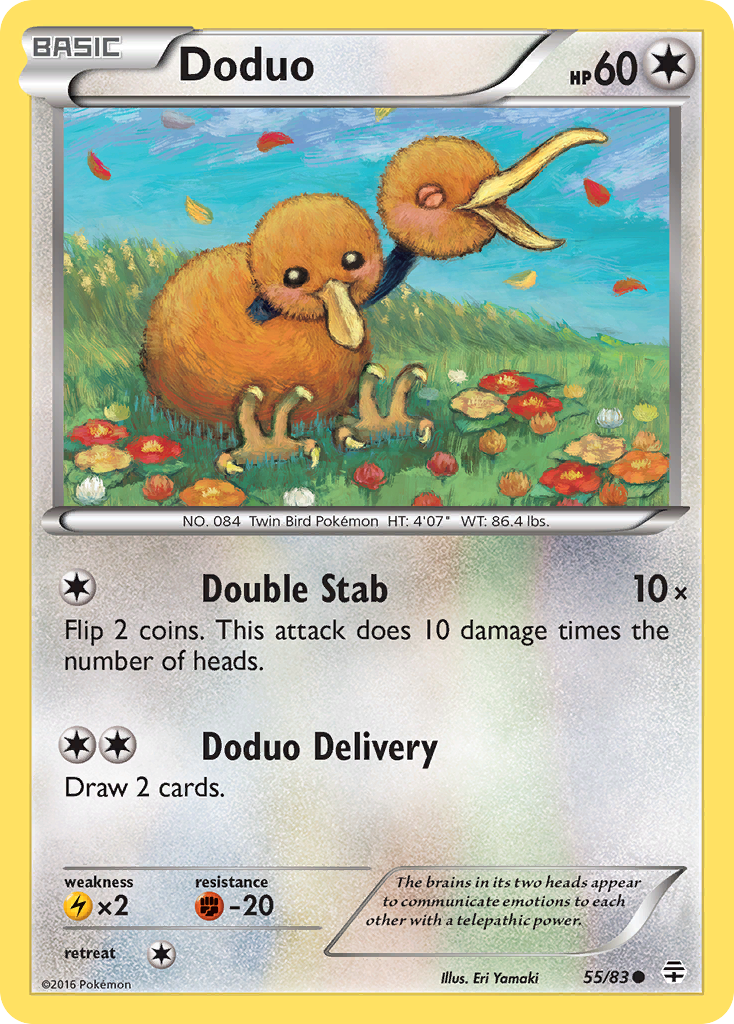 Doduo (55/83) [XY: Generations] - Destination Retro