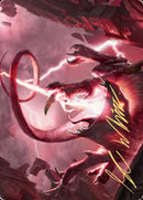 Thundering Rebuke Art Card (Gold-Stamped Signature) [Zendikar Rising Art Series] - Destination Retro