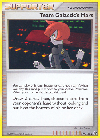 Team Galactic's Mars (126/132) [Diamond & Pearl: Secret Wonders] - Destination Retro