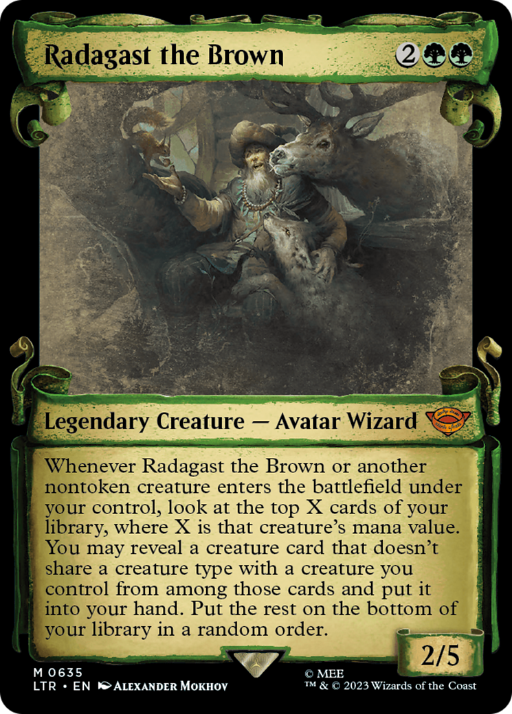 Radagast the Brown [The Lord of the Rings: Tales of Middle-Earth Showcase Scrolls] - Destination Retro