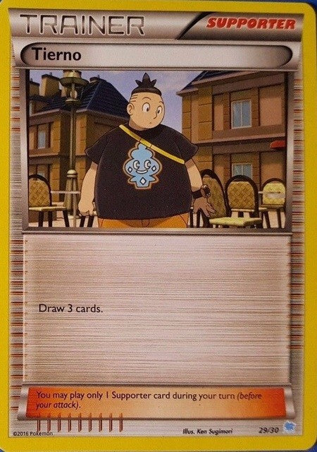 Tierno (29/30) [XY: Trainer Kit - Pikachu Libre & Suicune] - Destination Retro