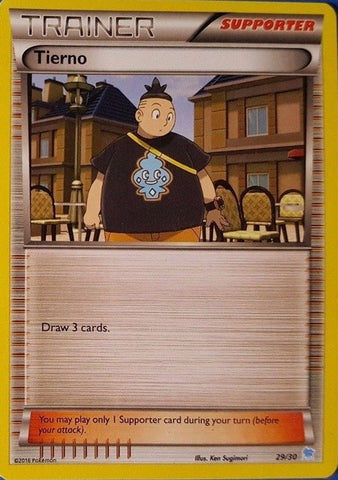 Tierno (29/30) [XY: Trainer Kit - Pikachu Libre & Suicune] - Destination Retro