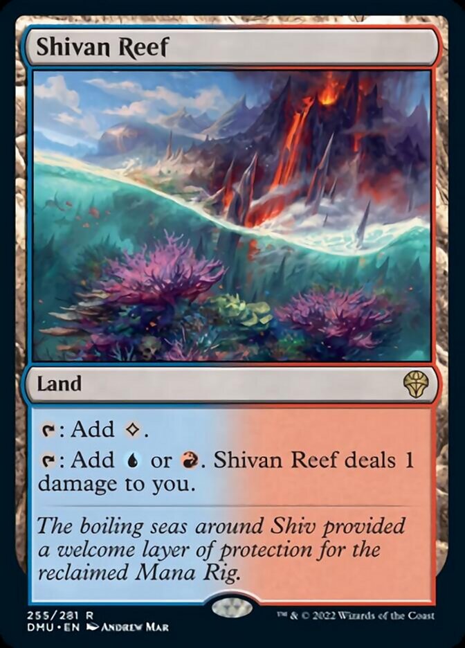 Shivan Reef [Dominaria United] - Destination Retro