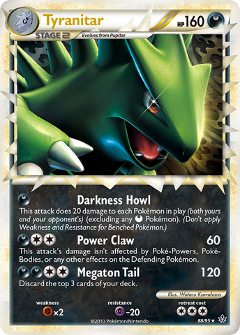 Tyranitar (88/95) [HeartGold & SoulSilver: Unleashed] - Destination Retro