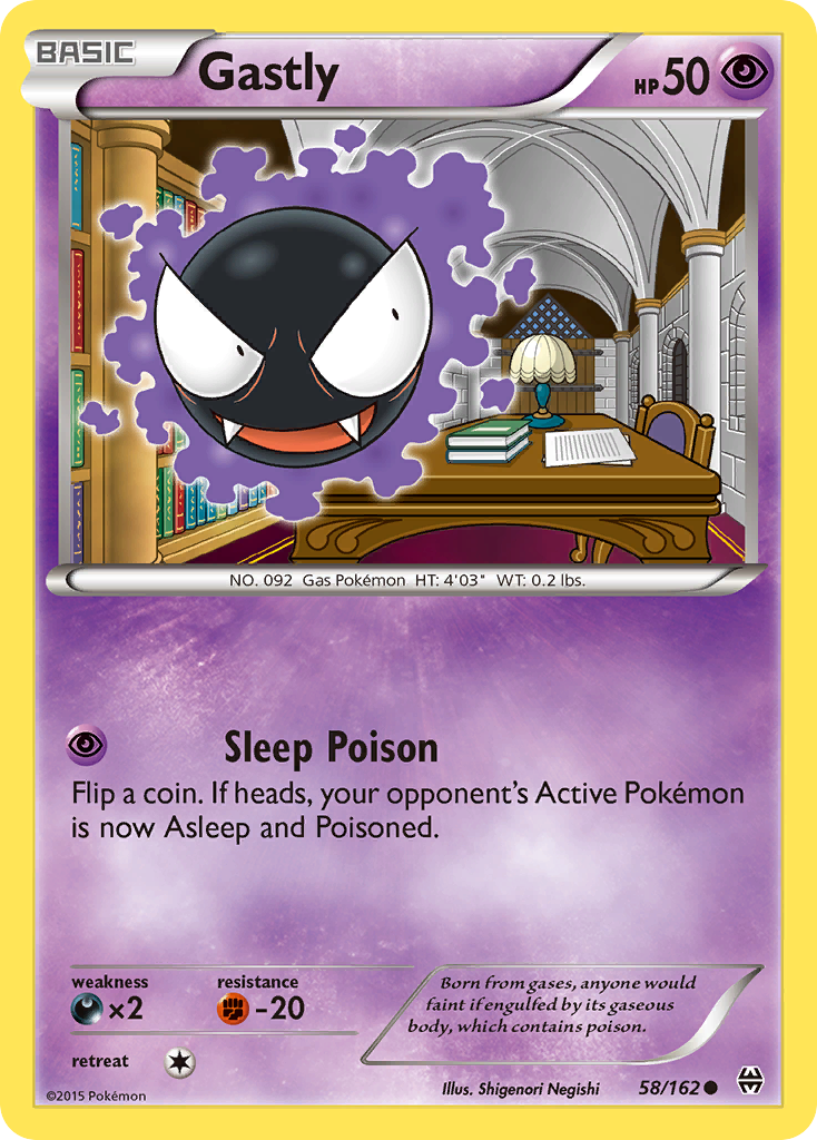Gastly (58/162) [XY: BREAKthrough] - Destination Retro