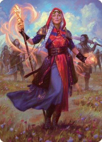 Jaya, Fiery Negotiator Art Card 1 [Dominaria United Art Series] - Destination Retro