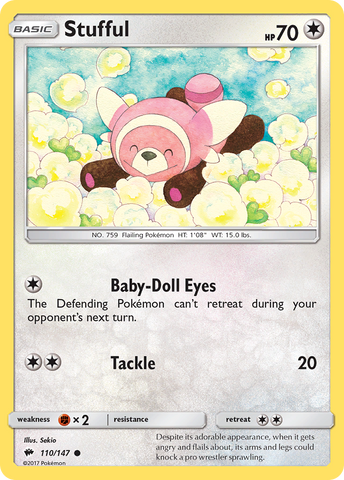 Stufful (110/147) [Sun & Moon: Burning Shadows] - Destination Retro