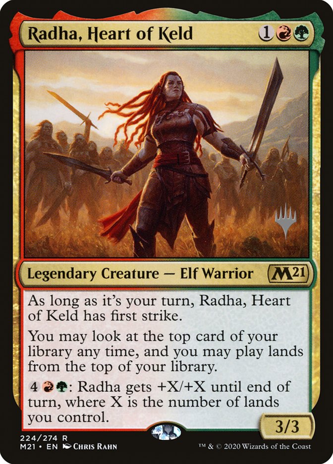 Radha, Heart of Keld (Promo Pack) [Core Set 2021 Promos] - Destination Retro