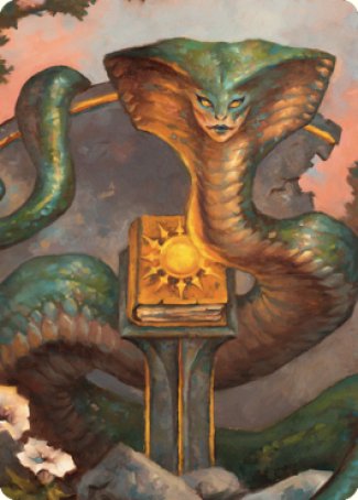 Guardian Naga Art Card [Commander Legends: Battle for Baldur's Gate Art Series] - Destination Retro