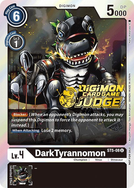 DarkTyrannomon [ST5-08] (Judge Pack 1) [Starter Deck: Machine Black Promos] - Destination Retro