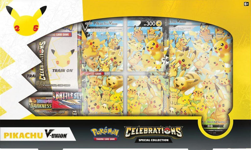 Pokémon TCG: Celebrations Special Collection—Pikachu V-UNION (PreOrder Oct 8) - Destination Retro