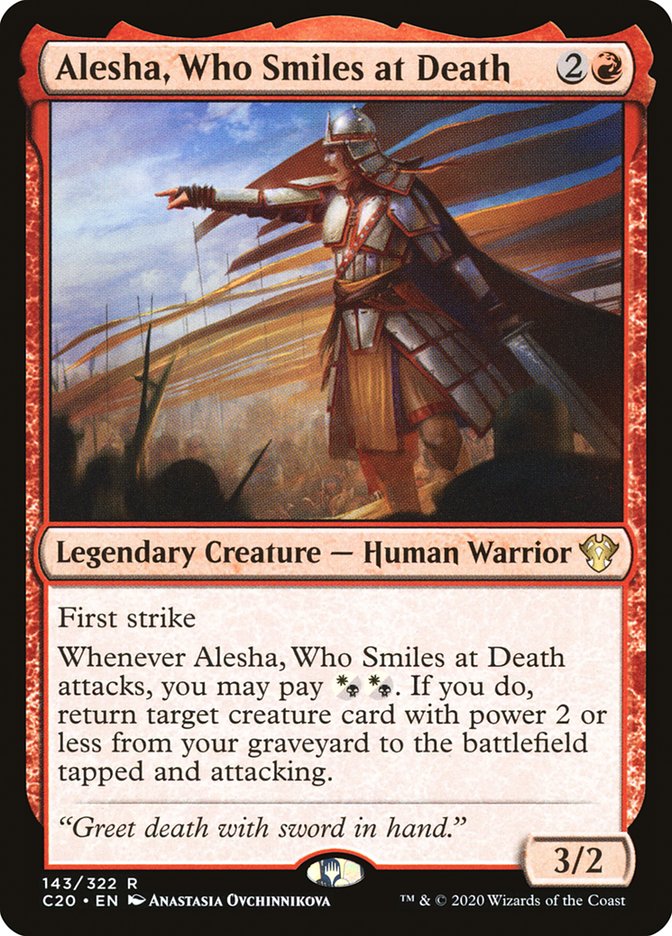 Alesha, Who Smiles at Death [Commander 2020] - Destination Retro