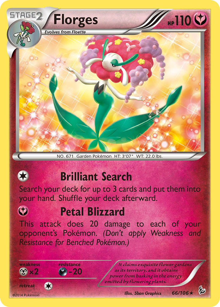 Florges (66/106) [XY: Flashfire] - Destination Retro