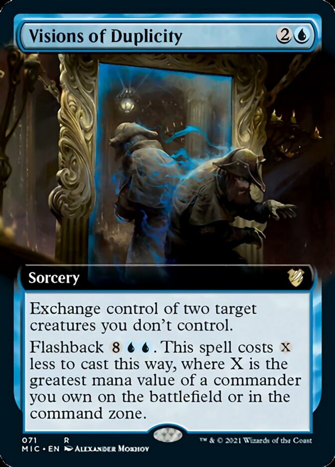 Visions of Duplicity (Extended) [Innistrad: Midnight Hunt Commander] - Destination Retro