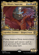 Niv-Mizzet, Supreme (Showcase Halo Foil) [March of the Machine: The Aftermath] - Destination Retro