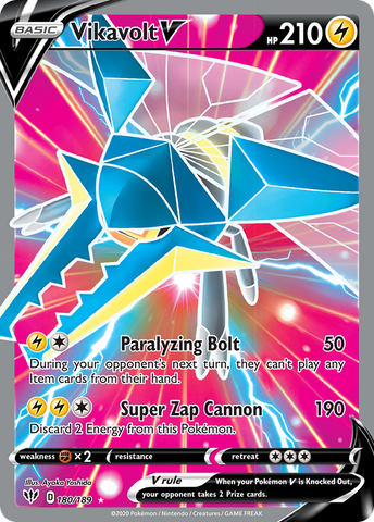 Vikavolt V (180/189) [Sword & Shield: Darkness Ablaze] - Destination Retro